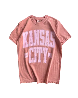 1KC | KSMO LINE TEE - TERRACOTTA