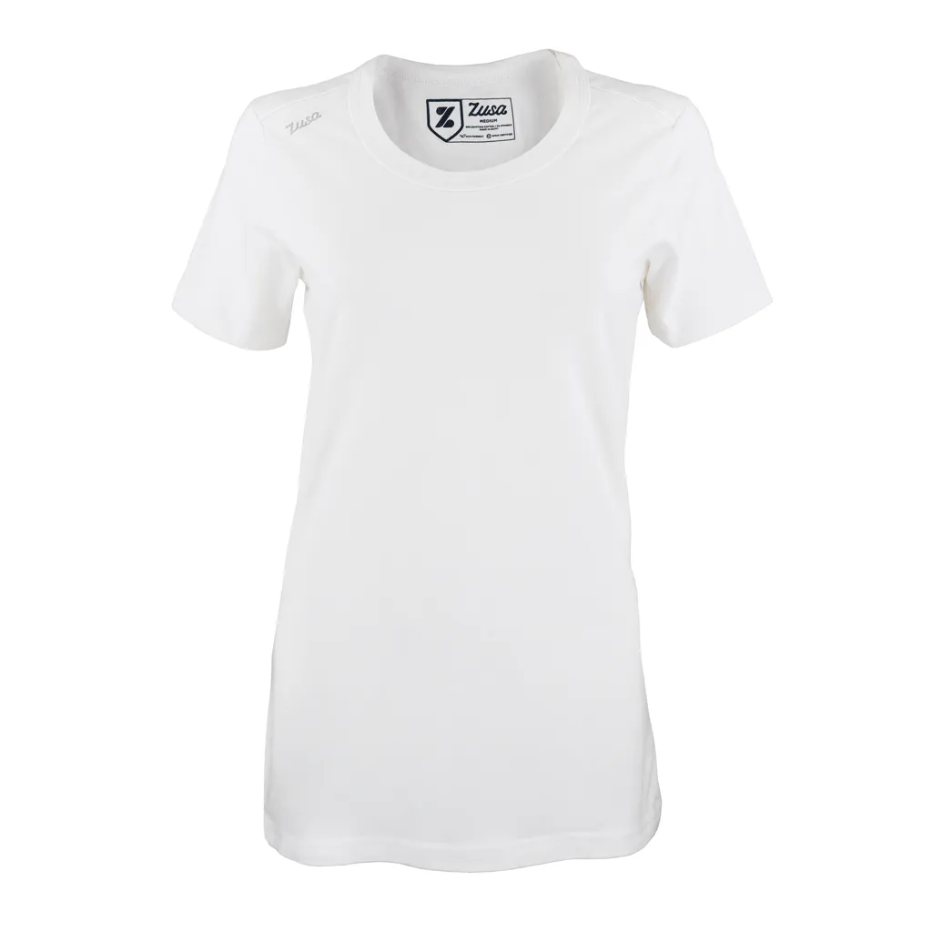 48-Hour Zusa Women's White Peachy Tee