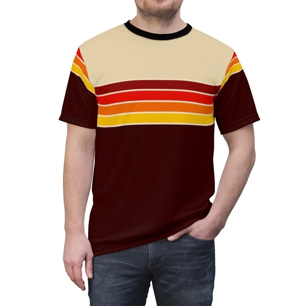 70s Inspired Retro Striped T-Shirt | Vintage Graphic Tee