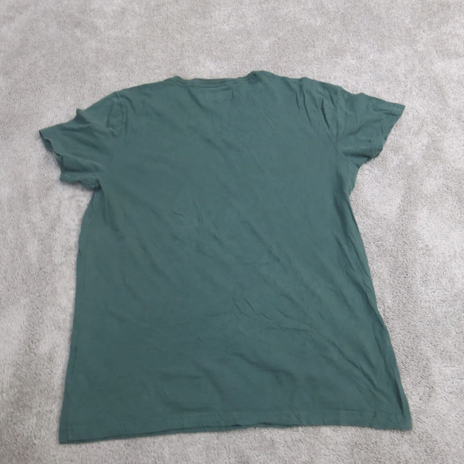 Abercrombie & Fitch Shirt Mens Small Green Short Sleeve Crew Neck Soft  Tee