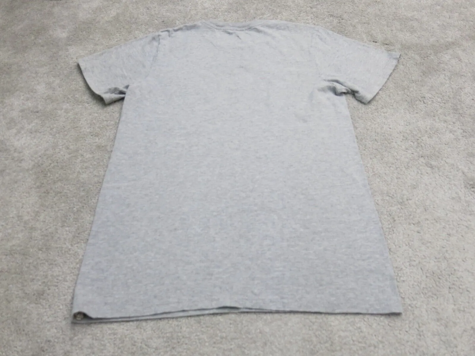 Adidas Men T Shirt The Go To Tee Short Sleeves Crew Neck Heather Gray Size Small