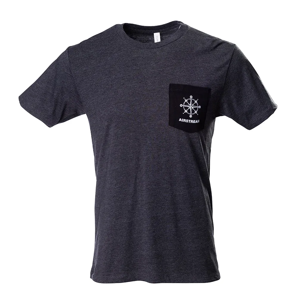 Airstream Compass Trailer Unisex Pocket T-Shirt