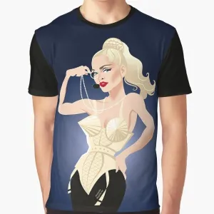 Alejandro Mogollo Blond Graphic T-Shirt