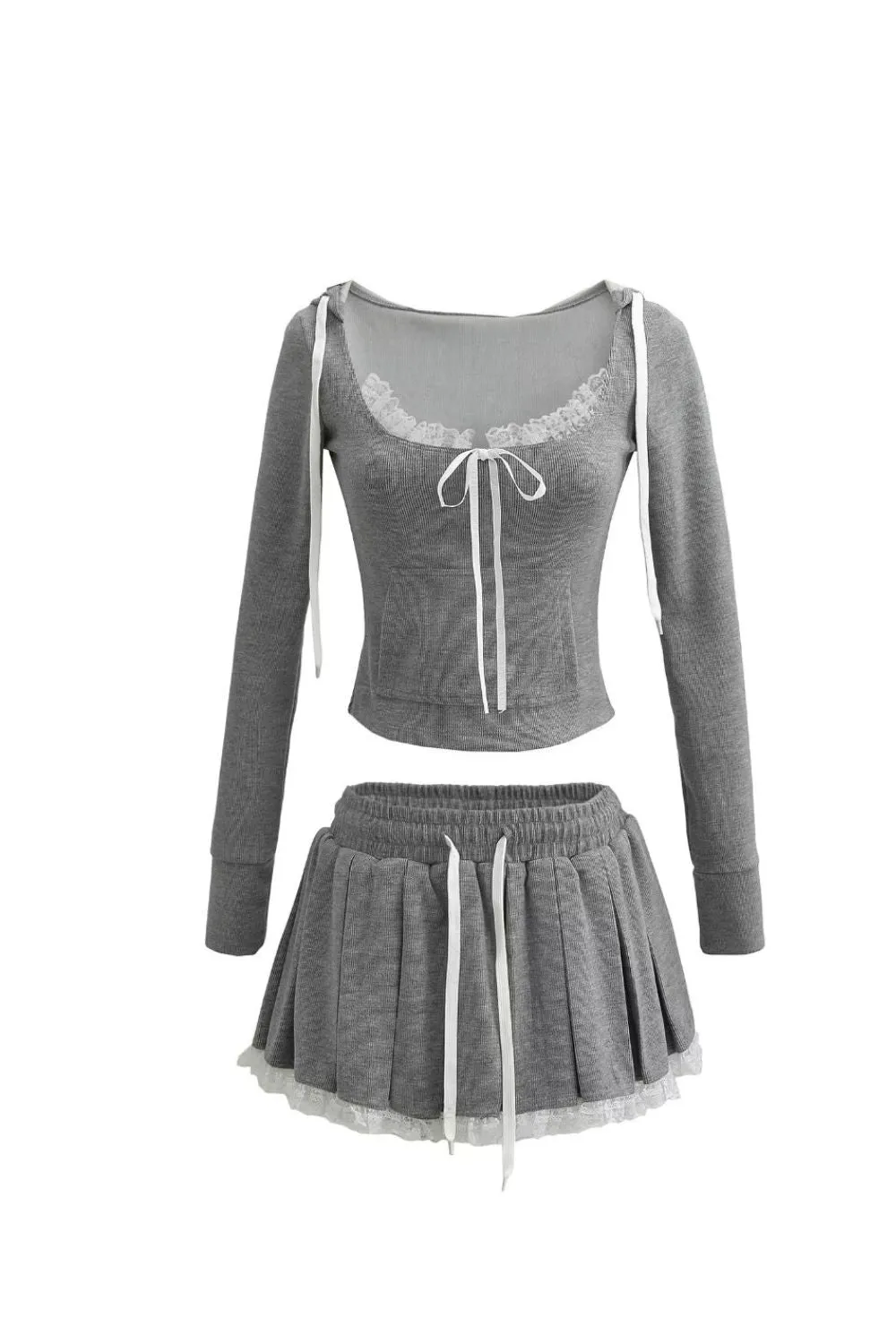 ‘Alexis’ Lace-Trimmed Knit Top & Shorts Set (Sold Separately)