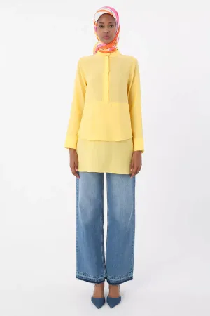 All Layer Detailed Shirt Yellow