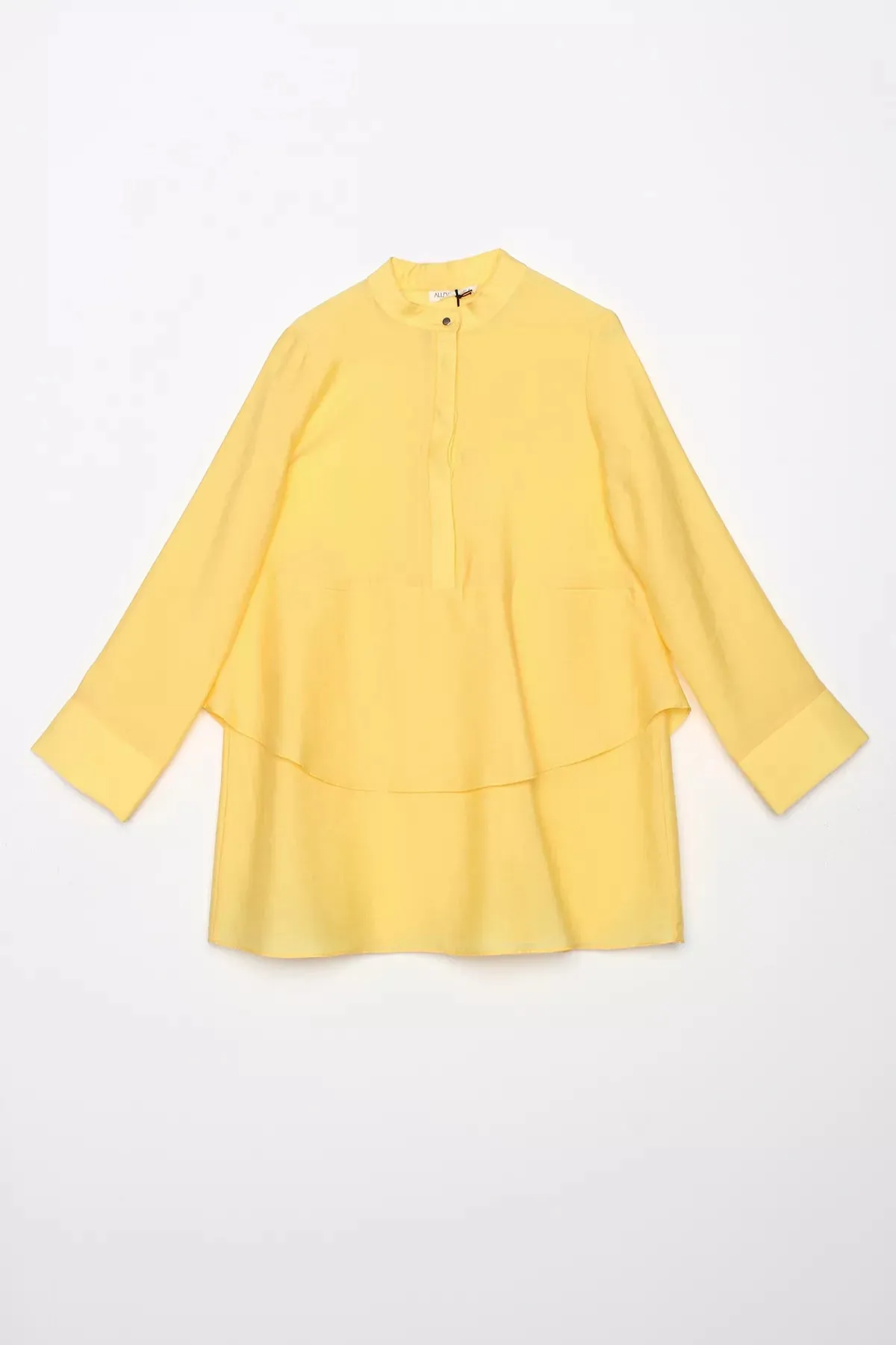 All Layer Detailed Shirt Yellow