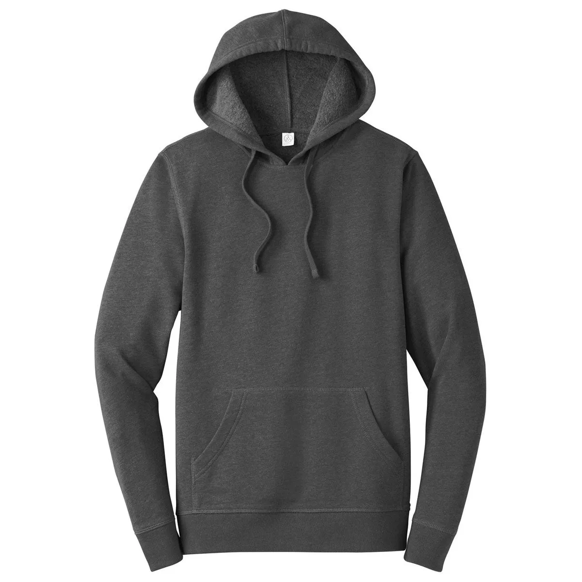 Alternative Men's Heather Deep Charcoal Rider Blended Fleece Pullover Hoodie