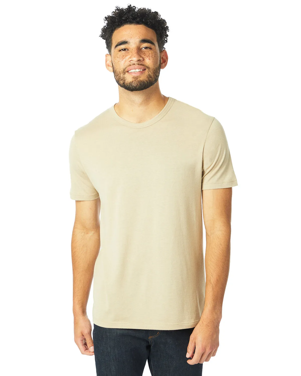 Alternative Men's Modal Tri-Blend T-Shirt, Desert Tan