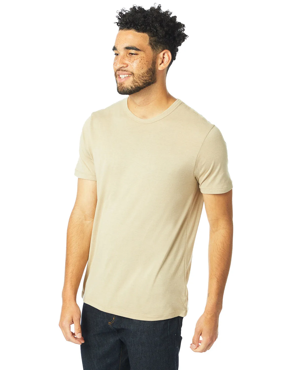 Alternative Men's Modal Tri-Blend T-Shirt, Desert Tan