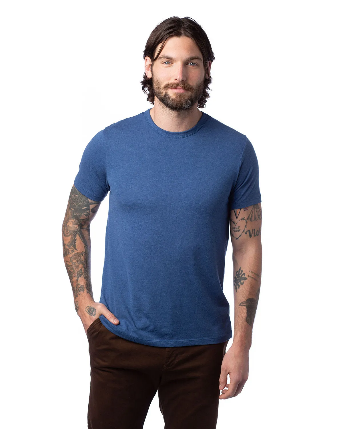 Alternative Men's Modal Tri-Blend T-Shirt, Heritage Royal