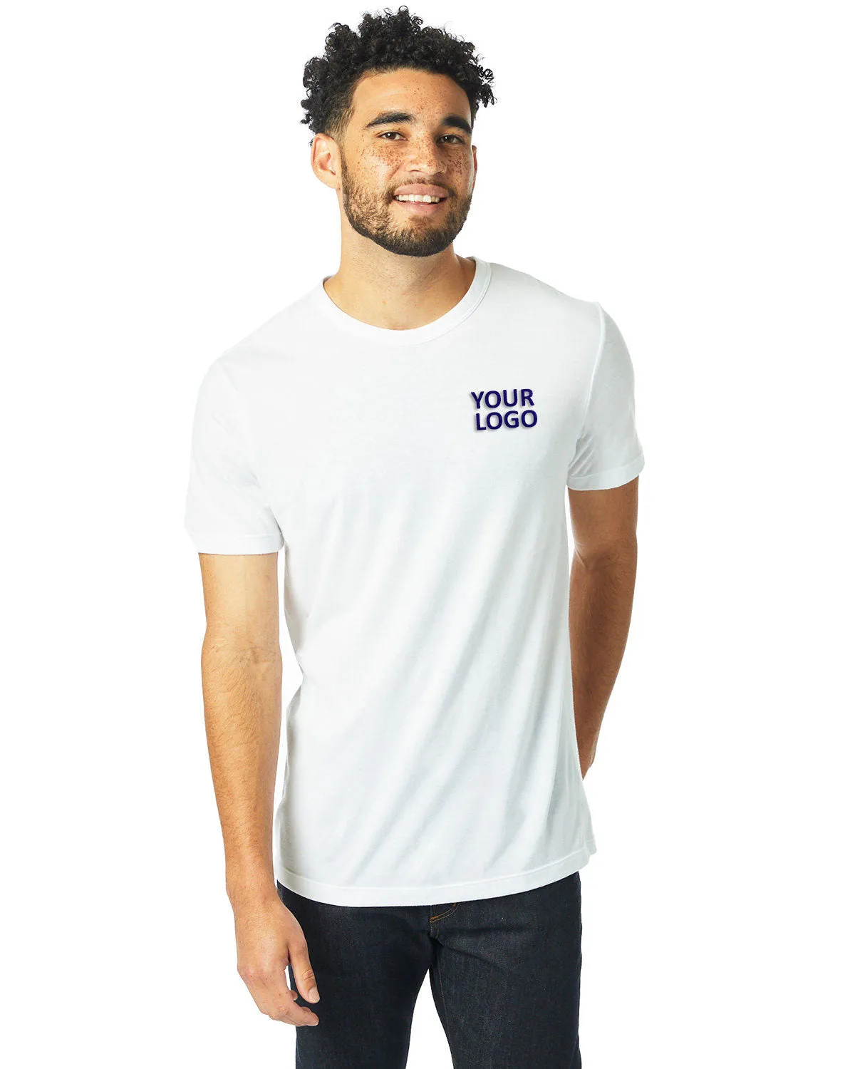 Alternative Men's Modal Tri-Blend T-Shirt, White