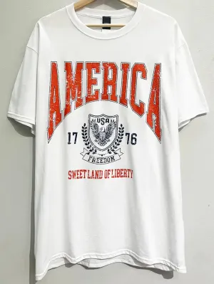 America Land of Liberty Tee