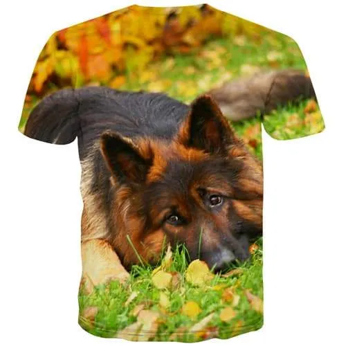 Animal T shirts Men Wolf Tshirts Cool Lovely Tshirt Anime Street Shirt Print Funny T shirts Funny Short Sleeve Full Print Mens