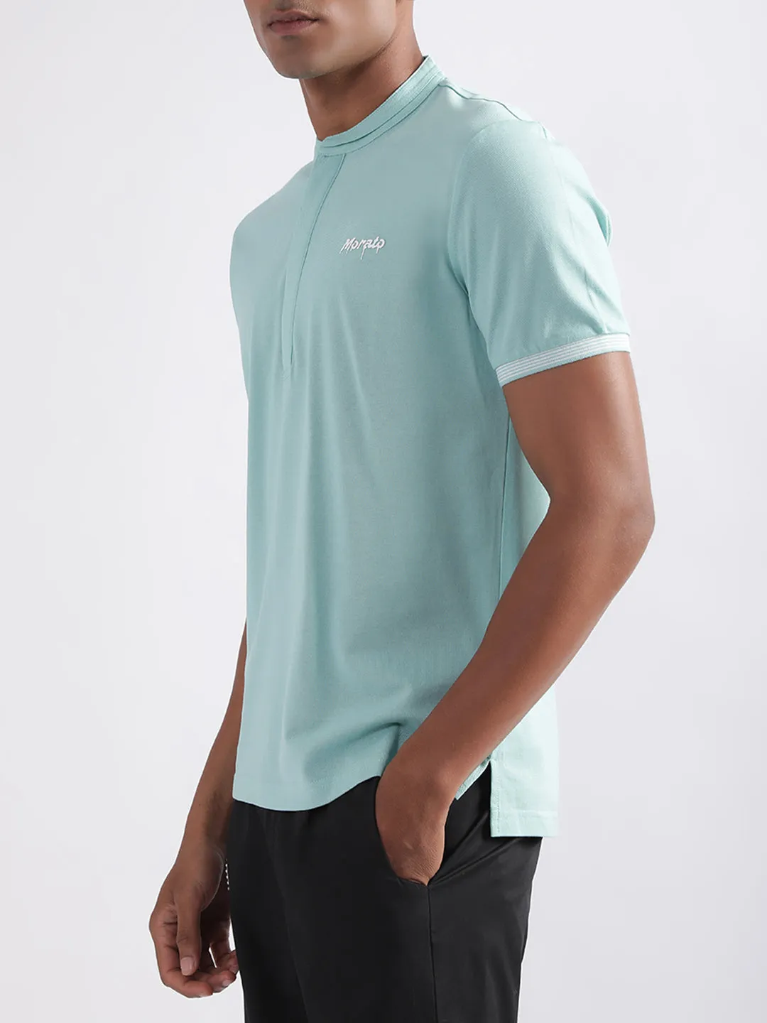 Antony Morato Turquoise Regular Fit T-Shirt