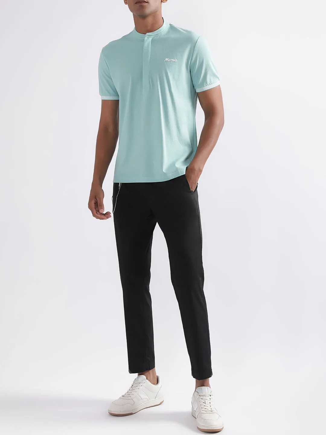 Antony Morato Turquoise Regular Fit T-Shirt