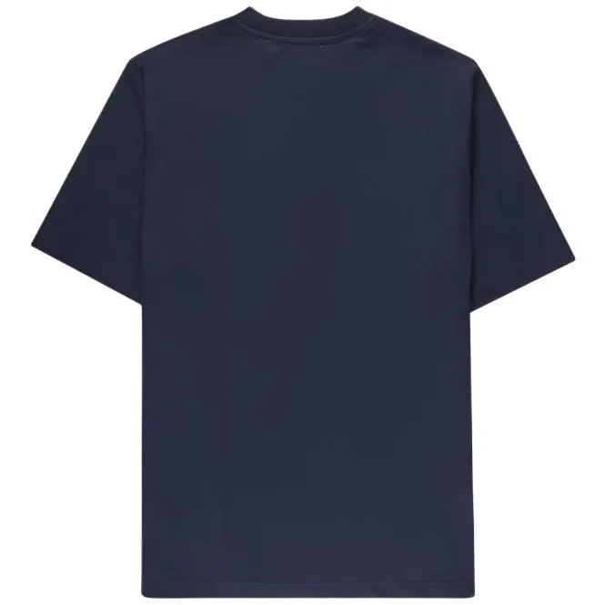 Aquascutum Active Club Check T-Shirt: NAVY