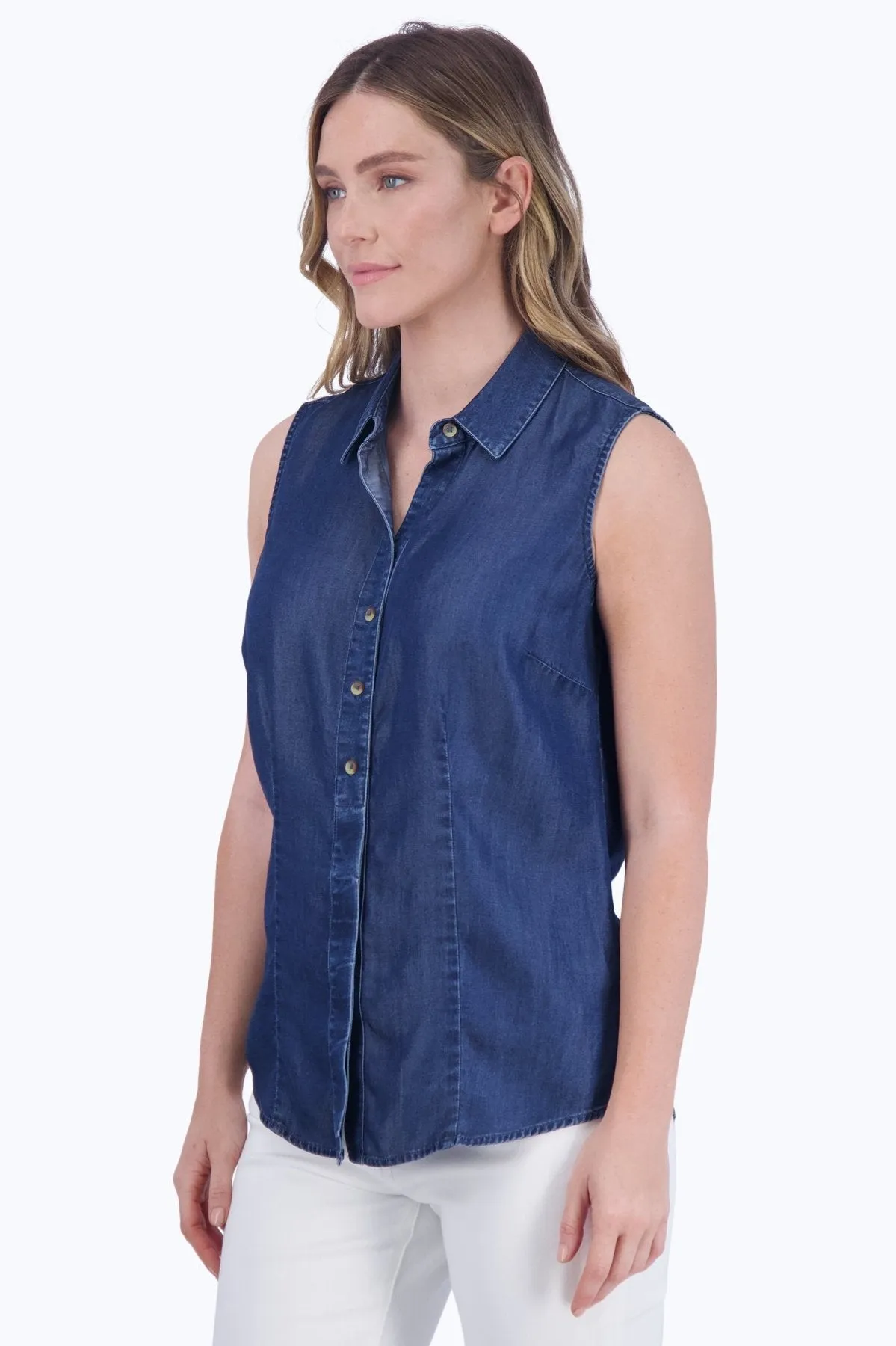 Ashley Tencel Sleeveless Shirt