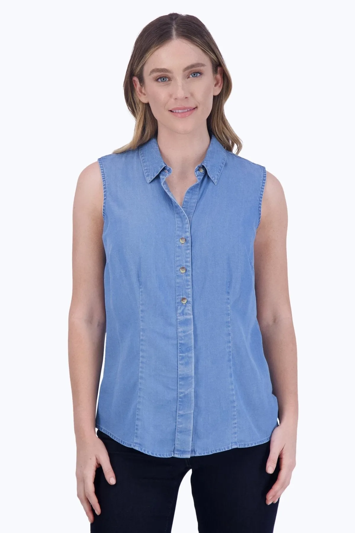 Ashley Tencel Sleeveless Shirt