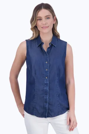 Ashley Tencel Sleeveless Shirt