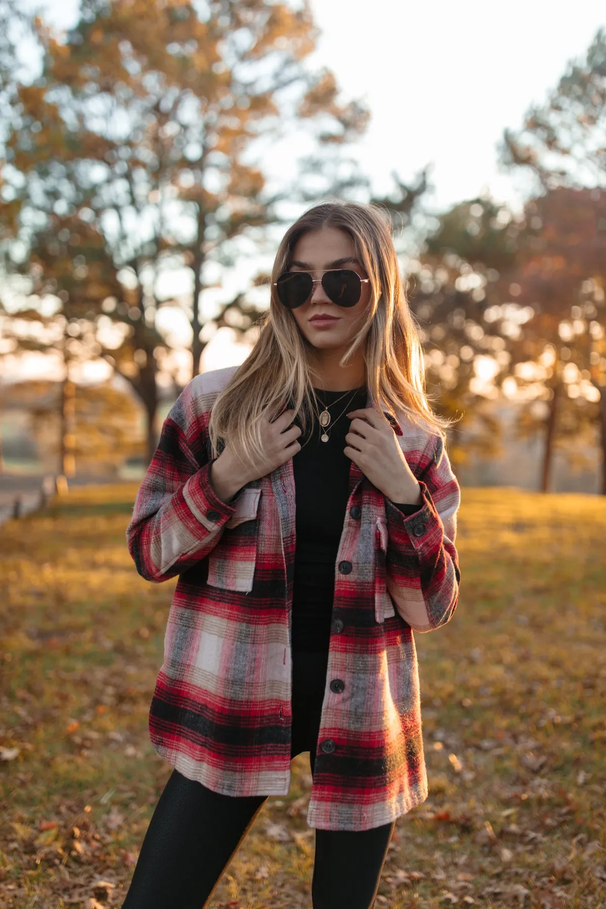 Ashlyn Plaid Shacket