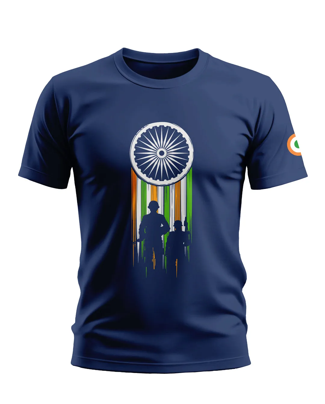 Ashok Chakra Army Style Soft Cotton T-shirt