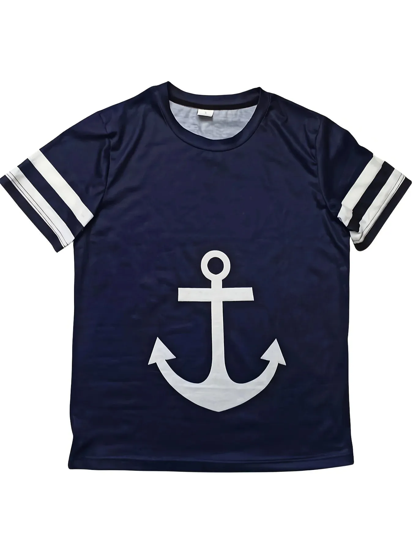 Ashore Shop Women‘s Anchor 3D Print  l Short Sleeve For Spring Summer