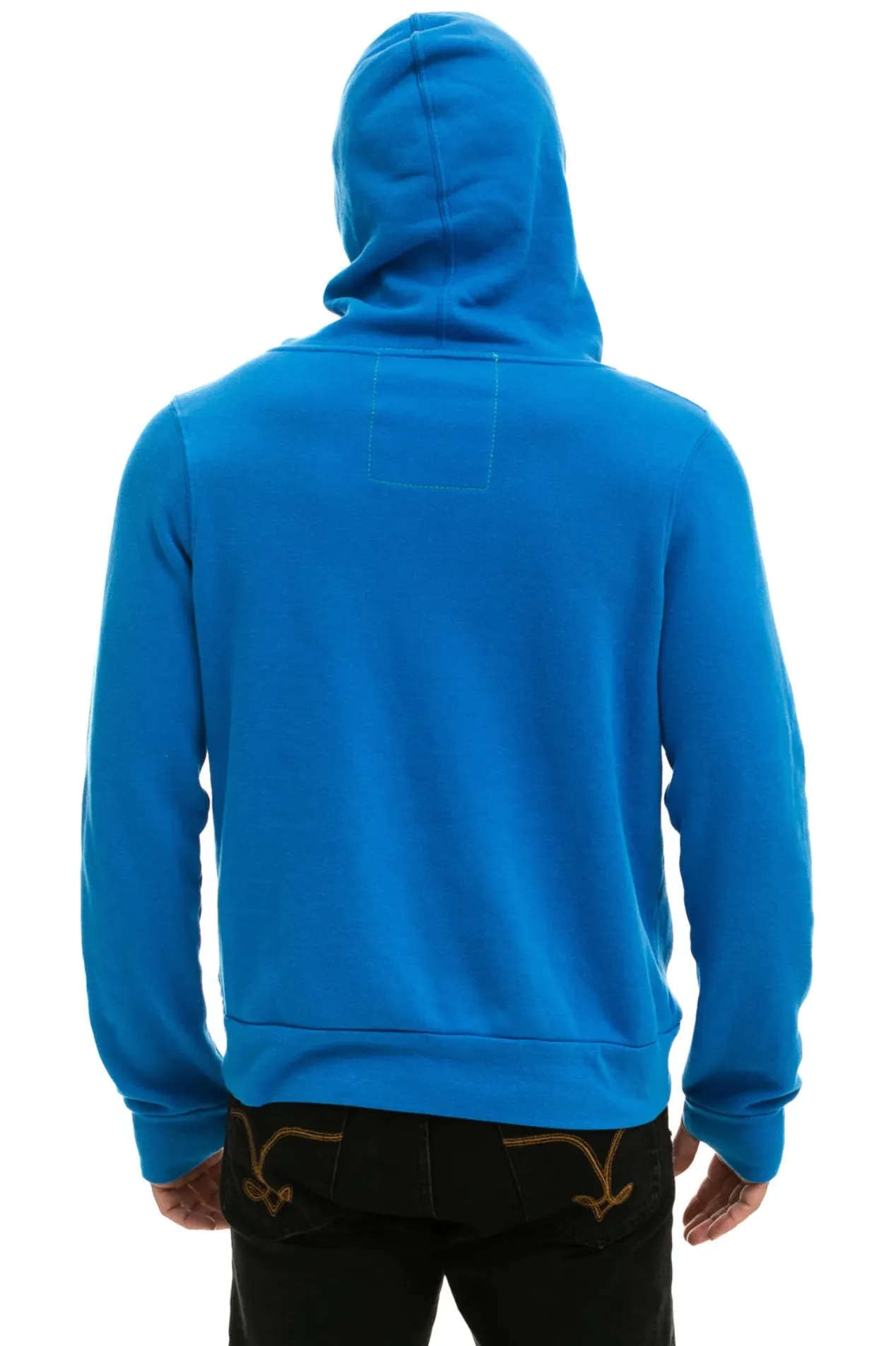 Aviator Nation NINJA PULLOVER UNISEX HOODIE - OCEAN