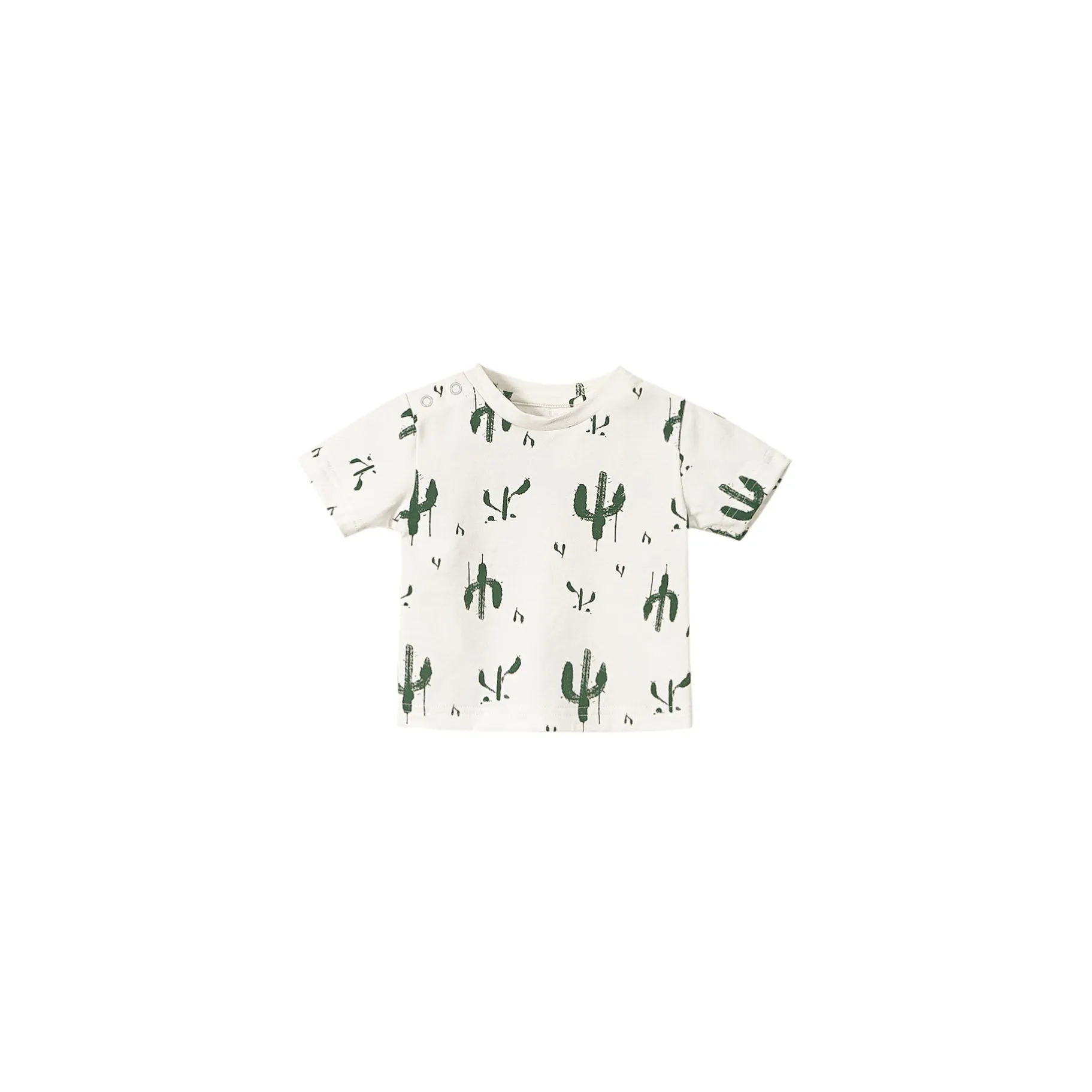 Baby T-shirt with All Over Print - Off-White