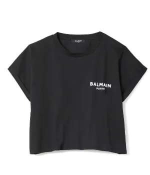 BALMAIN CROPPED T-SHIRT