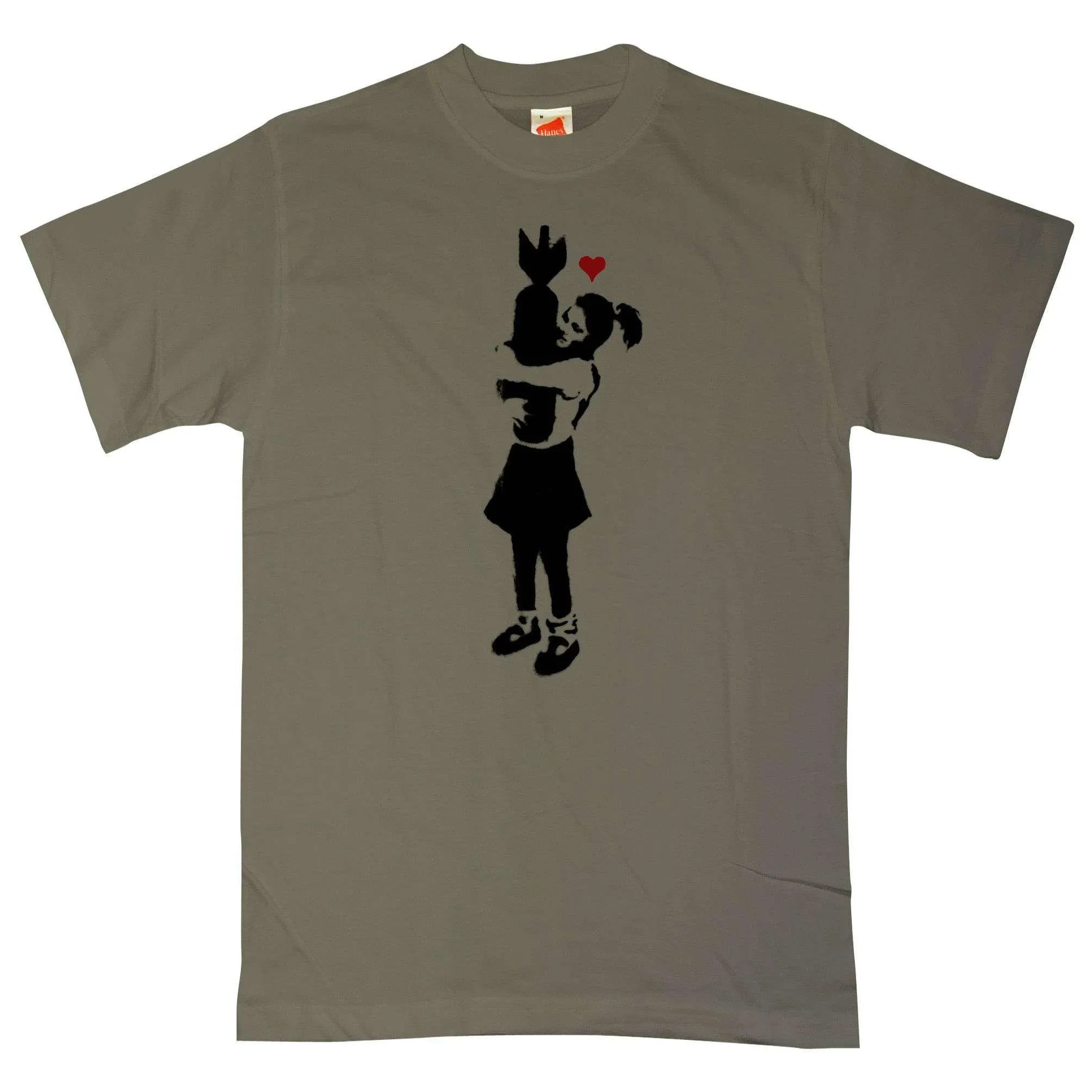 Banksy Girl With Bomb T-Shirt