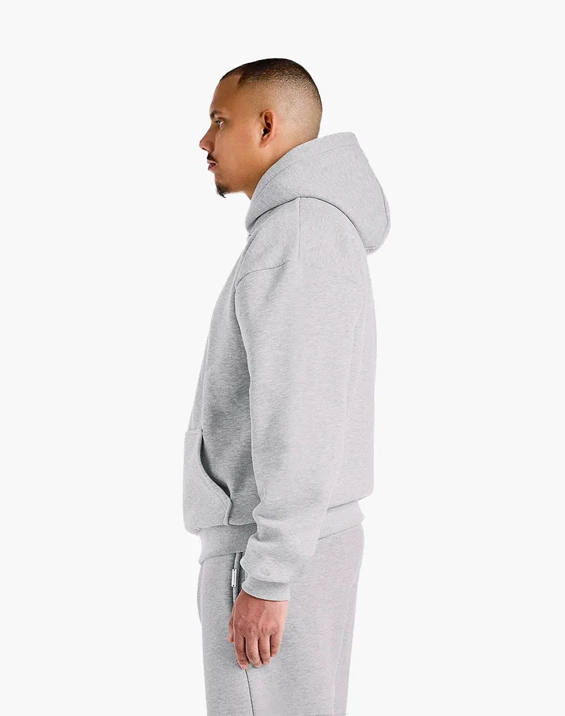 BASIC HOODIE (GREY MELANGE)