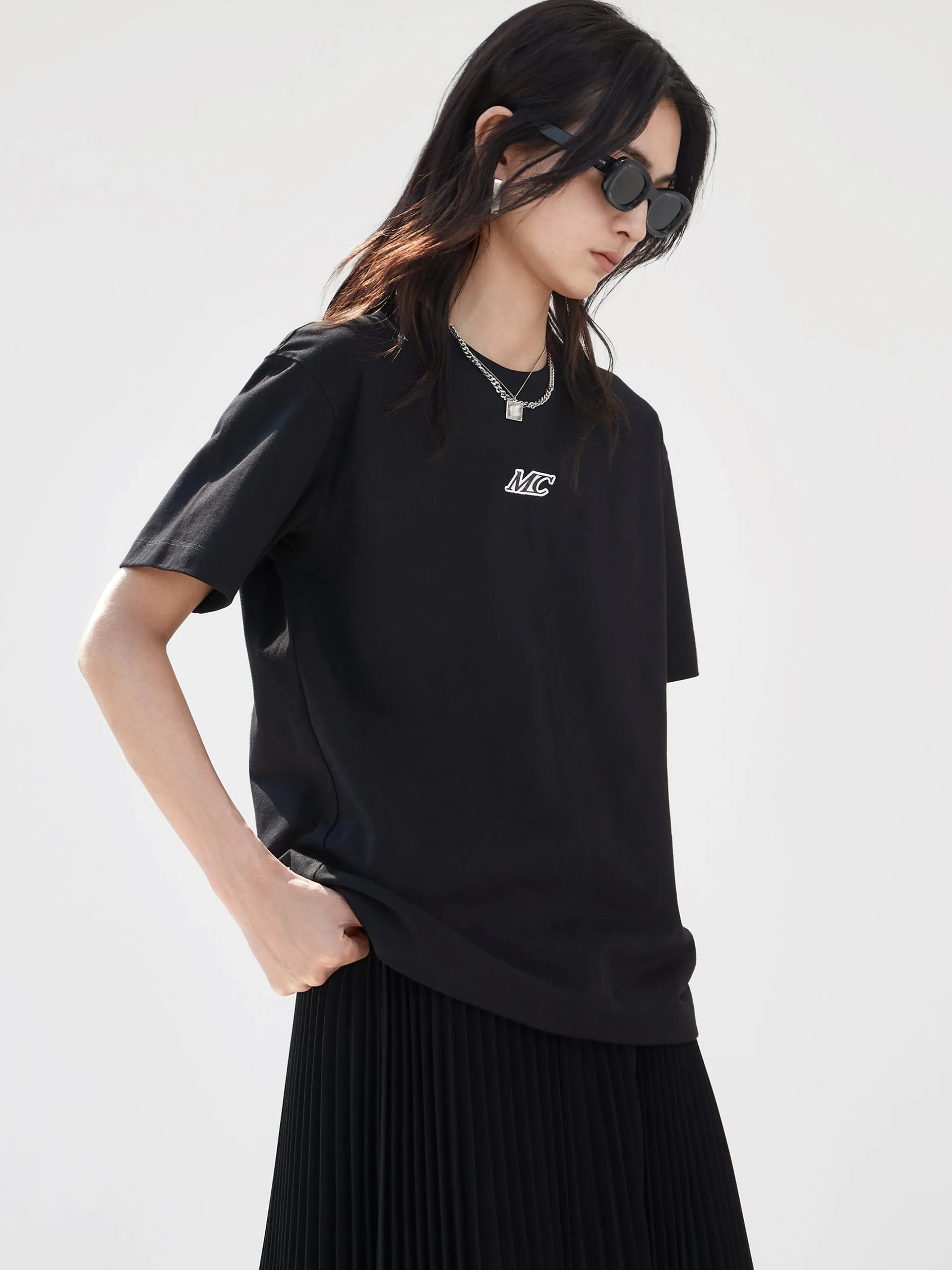 Basic Logo Print T-shirt