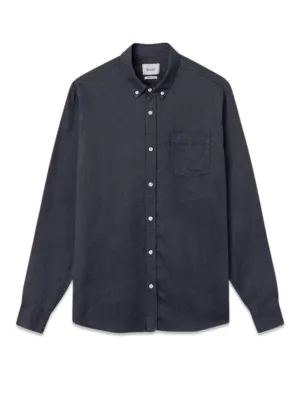 BEAM TENCEL SHIRT - Navy