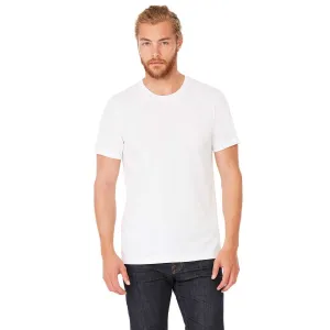 Bella   Canvas Unisex Solid White Triblend Short-Sleeve T-Shirt