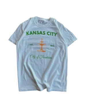 BELLBOY | KC EUROPEAN CITY OF FOUNTAINS T-SHIRT - WHITE