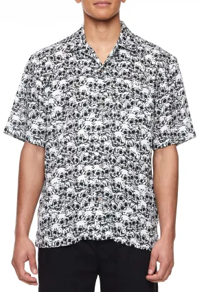 Boardies Skulls Open Collar Shirt