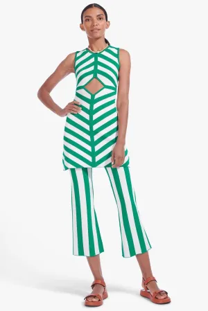 BONDI DRESS | CABANA STRIPE CLOVER