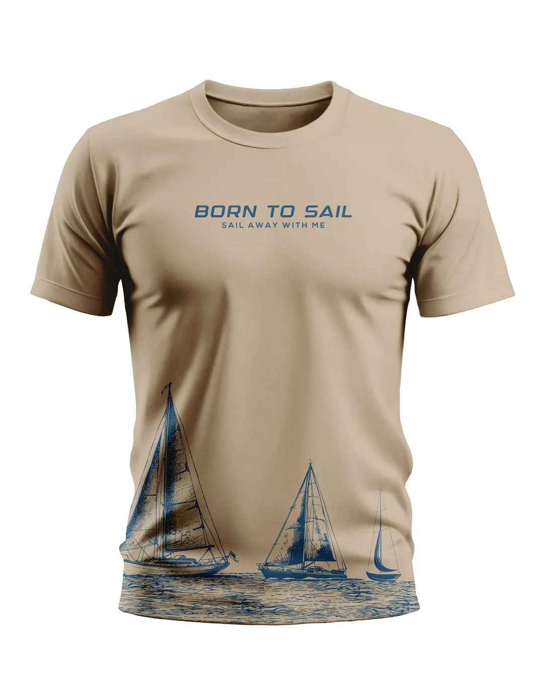 Born to sail Soft Cotton T-shirt