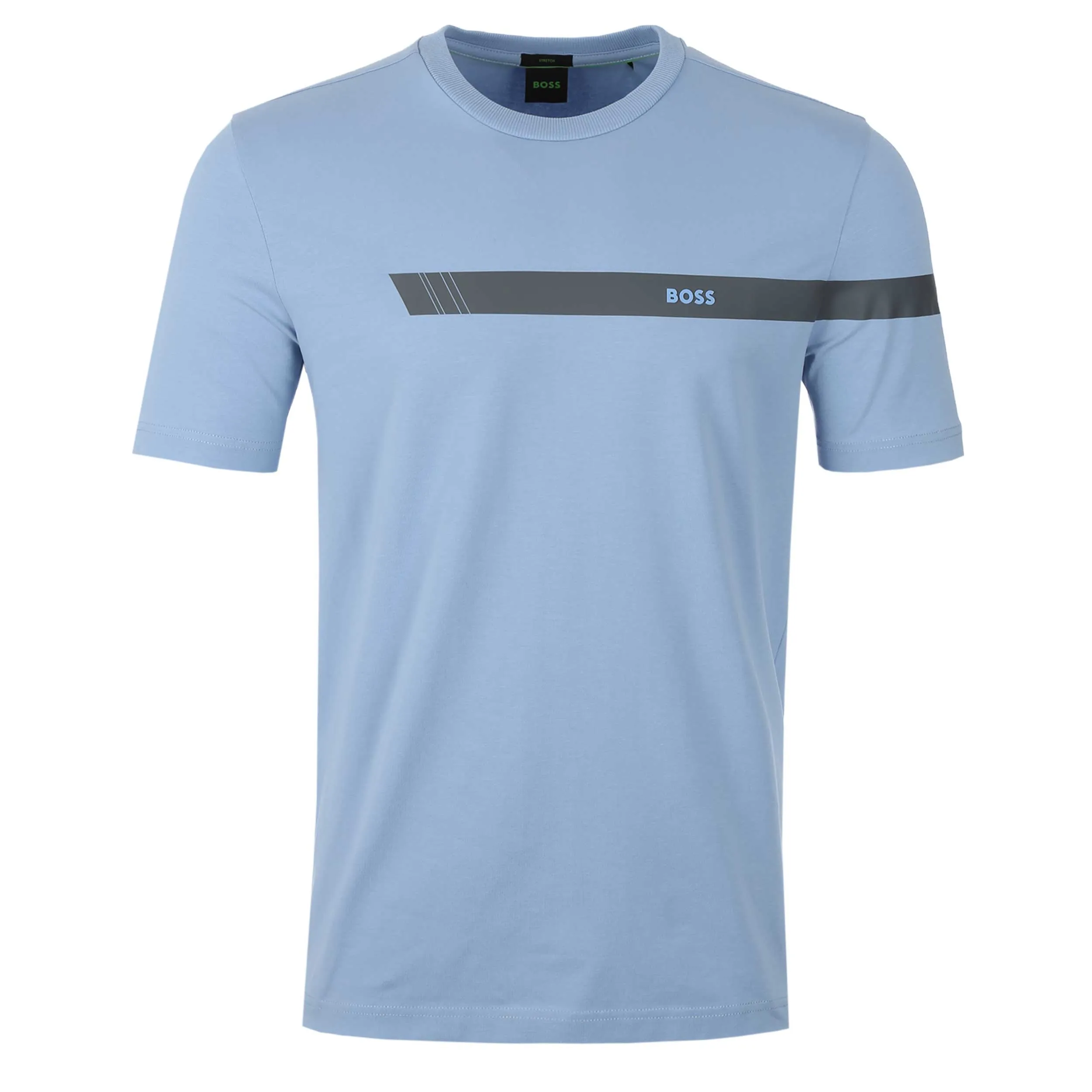 BOSS Tee 2 T Shirt in Open Blue