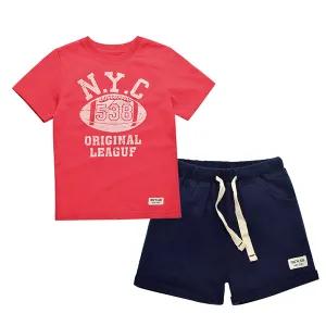 Boys Shorts & T-Shirt, Size 2-6 Yrs