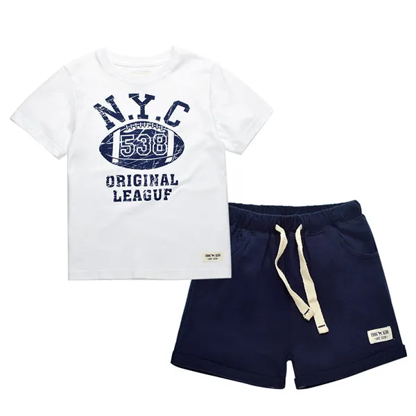 Boys Shorts & T-Shirt, Size 2-6 Yrs