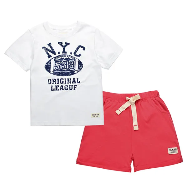 Boys Shorts & T-Shirt, Size 2-6 Yrs