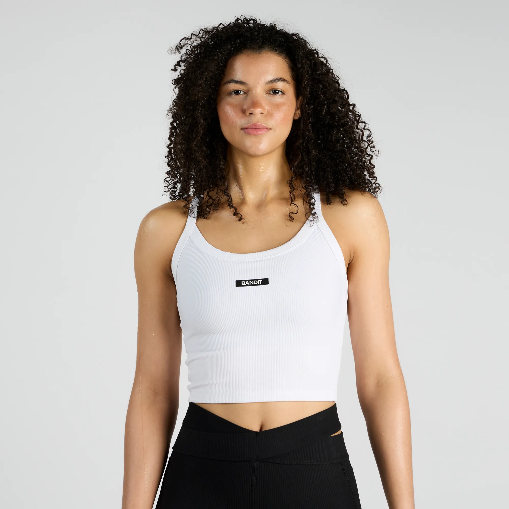 Cadence Scoop Neck Race Crop