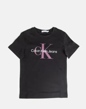 Calvin Klein Kids Monogram Black T-Shirt