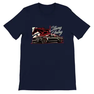 Car T-shirt - Mustang Artwork - Stang Gang - Premium Unisex T-shirt