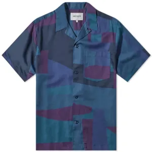 Carhartt WIP Geo S/S Shirt Geo Print , Blue