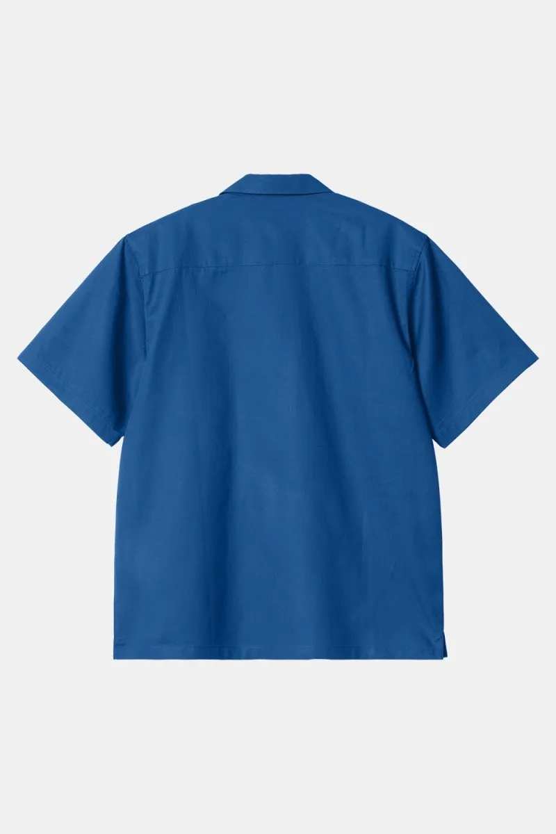 Carhartt WIP Short Sleeve Delray Shirt (Acapulco Blue/Wax)