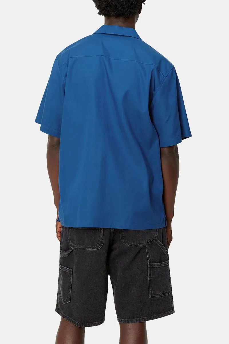 Carhartt WIP Short Sleeve Delray Shirt (Acapulco Blue/Wax)