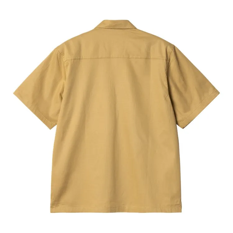 Carhartt WIP S/S Delray Shirt (bourbon/wax)