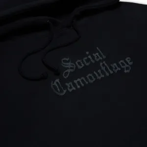 CCS Social Camouflage Embroidered Hoodie - Black